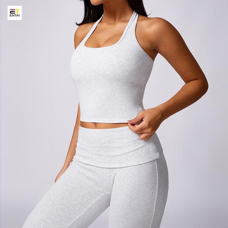 Hang Neck Shock-proof Running Yoga Vest for Women's Slimming Quick Dry Tight Back Sports Underwear Women tank Top