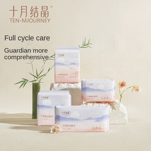 Serviettes hygiéniques de maternité jetables super absorbantes coussinets d'allaitement <span class=keywords><strong>post</strong></span>-<span class=keywords><strong>partum</strong></span> avec feuille arrière en PE étanche pour les femmes - Product Image 5