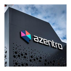 Letras de señalización LED decorativas de acero inoxidable personalizadas con letrero retroiluminado de acrílico sólido para iluminación decorativa de coche y parque - Product Image 3