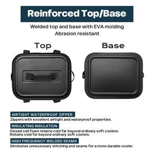 Mochila Térmica para Exteriores <span class=keywords><strong>Miren</strong></span>, Enfriador de 24 Latas, Negra, para Camping, Impermeable y Aislada, Personalizable OEM - Product Image 5