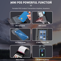 Computadora POS con Pantalla Táctil Android 12.0 con Escáner de Código de Barras, Android 12.0 NFC para Restaurante Z90