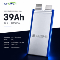 Литий-полимерный аккумулятор ULi 3.6V 39Ач для дронов, полутвердый, в пакетном исполнении, NMC, с длительным временем полета, импульсный ток 10C, вес 395г, высокая емкость