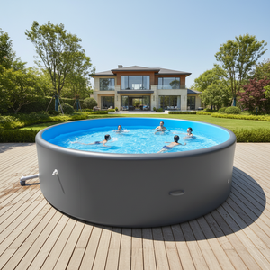 <span class=keywords><strong>Piscine</strong></span> <span class=keywords><strong>gonflable</strong></span> de fitness de <span class=keywords><strong>5</strong></span> mètres de diamètre avec une profondeur de 1,<span class=keywords><strong>5</strong></span> mètre, spa de nage avec technologie Drop Stitch, <span class=keywords><strong>piscine</strong></span> d'exercice pour la maison et la salle de sport - Product Image 2