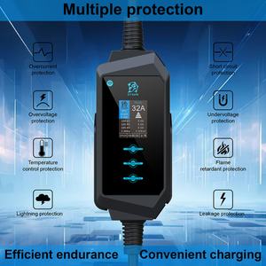 EVSOW 16A Phase 3 Electric Vehicle <b>Charger</b> <b>Portable</b> Type2 Wallbox Station 22KW Output Power 48 Months Warranty 5 Meter Cable New - Product Image 6
