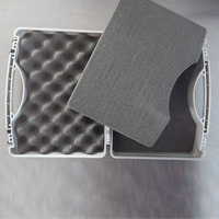 Boîte en mousse EVA personnalisée Inserts pour caisse à oeufs Couche supérieure pour appareil photo Étui rigide Pick and Pluck Foam Pack Pièces métalliques noires Protection Foa