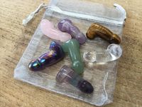 Pene pequeño de cuarzo, cristal