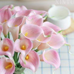 MF-L127Factory personnalisé couleur lili 7 têtes de fleurs artificielles mini <span class=keywords><strong>calla</strong></span> lily bulbes bouquet en gros - Product Image 5