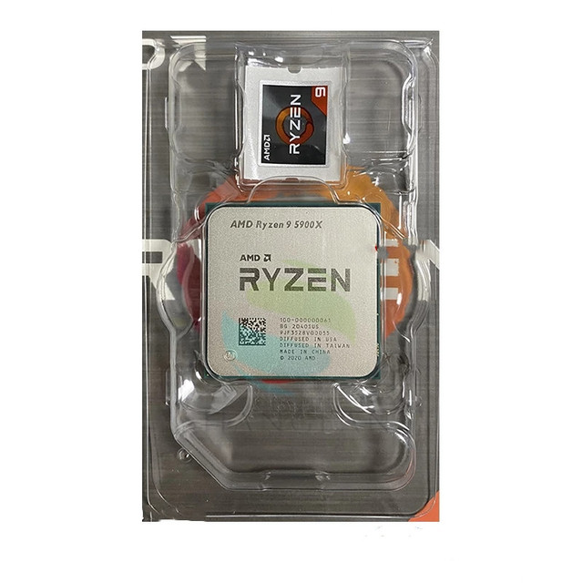 New R9 5900X 3.7 GHz Twelve-Core 24-Thread CPU Processor 7NM L3=64M 100-000000061 Socket AM4 but Without Fan
