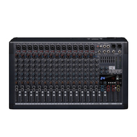RA-16 Mixeur audio numérique USB professionnel 24 bits, lecteur MP3 16 canaux, enregistreur, contrôleur DJ, égaliseur, gain, Bluetooth pour studio et scène en direct