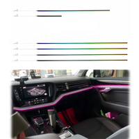 Pour Volkswagen Touareg 2019-2022, éclairage ambiant LED, amélioration de l'éclairage intérieur de la voiture, accessoires de voiture, bande décorative