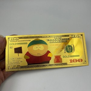 Billetes Conmemorativos de Oro de 24K del Anime Americano South Park, 7 Billetes con Lámina de Oro, Ideales para Colección - Product Image 6