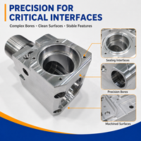 Composants d'équipement semi-conducteur usinés par CNC, usinage CNC de précision, pièces de chambre à vide personnalisées, fabricant OEM