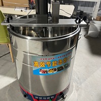 Grote industriële elektrische hogesnelheidsmixer automatische kooksaus-sapblender roestvrijstalen voedselkookpot motor kern