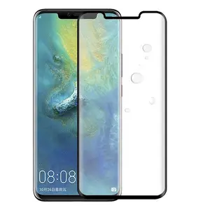 3D HD ברור מעוקל מלא דבק מזג זכוכית מסך מגן עבור Huawei Mate 20 פרו 30 40 3d מזג זכוכית