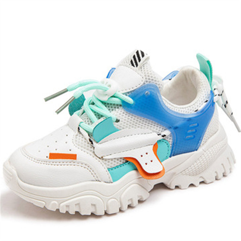 Кроссовки детские из сетчатого дышащего материала, с логотипом на заказ