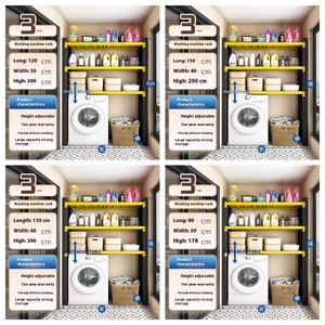 <span class=keywords><strong>Scaffale</strong></span> per lavatrice <span class=keywords><strong>scaffale</strong></span> in metallo <span class=keywords><strong>scaffale</strong></span> per scaffali per balcone - Product Image 3