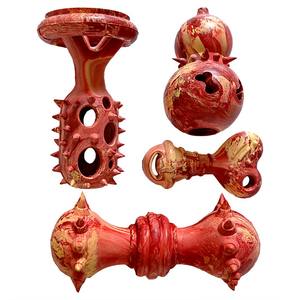 Köpek oyuncak üreticisi çin özelleştirilmiş renkler Pet oyuncaklar doğal kauçuk tedavi ve oyun köpek oyuncak dağıtıcı Soleil yeni - Product Image 1