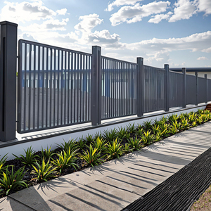 Vendita diretta personalizzabile moderno esterno in lega di alluminio <span class=keywords><strong>ringhiere</strong></span> per balcone moderna Villa cortile giardino balaustre corrimano - Product Image 2