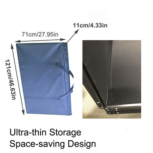 Façade DJ d'Événement en Tissu <span class=keywords><strong>et</strong></span> Cadre Aluminium Noir <span class=keywords><strong>Grace</strong></span> avec Sac de Transport - Product Image 3
