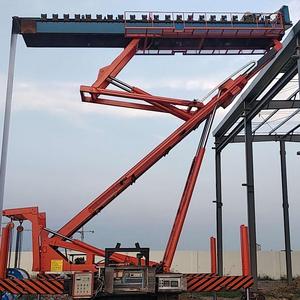 Plateforme élévatrice mobile montée sur camion avec affichage LED d'indicateur de hauteur et d'angle pour la manutention de matériaux sur chantier - Product Image 5