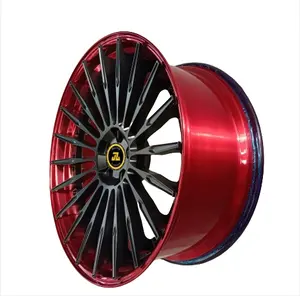 Custom Passenger Car Rims 2 Piece Forged Wheel Alloy 18/19/20/21/22/23/24/26 Inches T6061 Aviation Aluminum Car Rim 5x112/120