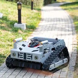 Ucuz kış ve yaz çift kullanımlı çim biçme makinesi Robot Mini 21in döner benzinli atv çim biçme makinesi kar bıçağı ile
