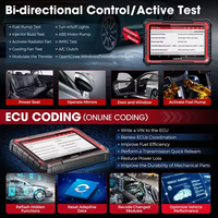 Launch X431 PRO ELITE Escáner de Diagnóstico Automotriz de 8 Pulgadas OBD/OBD2 para Todos los Sistemas CANFD/DOIP Prueba Activa Lectura y Eliminación de Códigos