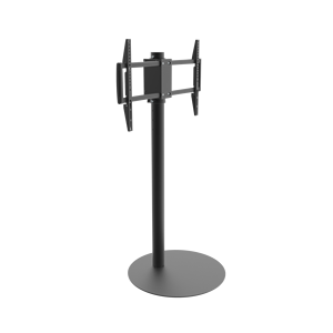 Support de sol pour téléviseur LCD moderne en acier avec roulettes, rotation à 90 degrés, 600*400 mm, VESA standard - Product Image 1