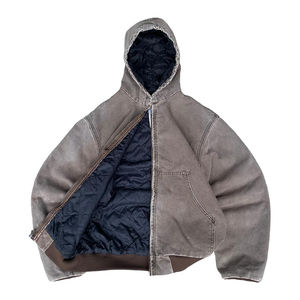 New Custom Men's Hoodies Thick Cotton Pullover Loose Oversize distressed Quick Dry Low MOQ Men's Hoodies <b>for</b> <b>Sale</b> - Product Image 2