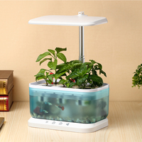 Mini kit de jardin intelligent pour l'intérieur, bureau, plante hydroponique, fleurs, jardinière, Pots de jardin pour la cuisine