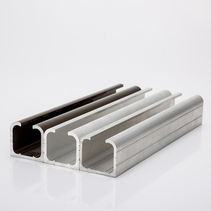 Aluminum Alloy Slide Rail 6000 Series Oxidation Surface Treatment Customizable For Sliding Doors - Product Image 2