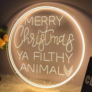 ป้ายไฟนีออน Baby It Is Cold Outside ไฟ LED สีขาวอบอุ่น สำหรับตกแต่งผนัง ของขวัญเทศกาลคริสต์มาส ของขวัญสำหรับคนรักและครอบครัว ป้ายไฟเรืองแสง - Product Image 3