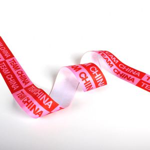 Good Price Polyester Tape Textile Accessories Printed Elastic Polyester <b>Webbing</b> Gift Wrap <b>Webbing</b> Strap - Product Image 4