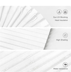 ستائر تعتيم لاسلكية خلوية لظلال العسل ستائر تعتيم لغرف المنزل والمكتب والسحب لأسفل سهل التركيب - Product Image 2