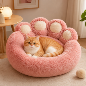 Pet Dog Bed for All Seasons Paw Plush Warm Cat Bed Comfortable for <b>Small</b> Large Dog Bed Design Dog Products - Product Image 4