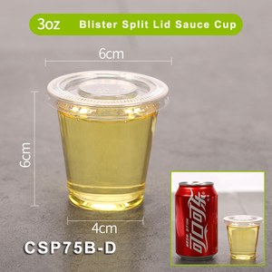 <strong>Mini</strong> Disposable PP Hard Plastic Condiment Sauce <strong>Cup</strong> Lid Portable <strong>Paper</strong> Small Food Container for Party Portion Sauce <strong>Cups</strong> - Product Image 4