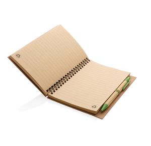 Khuyến Mãi Giá Rẻ Thân Thiện Với Môi Xoắn Ốc Máy Tính Xách Tay Giấy Kraft Xoắn Ốc Máy Tính Xách Tay Với Bút Bìa Cứng Nhật Ký Biểu Tượng Tùy Chỉnh In Máy Tính Xách Tay - Product Image 3