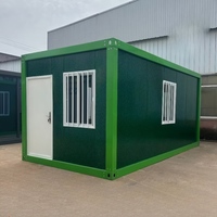 Casa Contenedor Prefabricada Modular Desmontable, de Ensamblaje Rápido, Reutilizable, Edificio Temporal Personalizado para Obras de Construcción