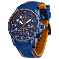 Jam Tangan Pria Mini Focus MF0379G Tali Silikon Mewah Jam Tangan Pria Tahan Air Fashion Sport Chronograph Quartz