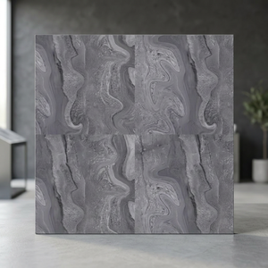 Digital Series black Marble Ceramic Bedroom Tile 30x30cm 300x300mm Modern Floor Style - Product Image 1