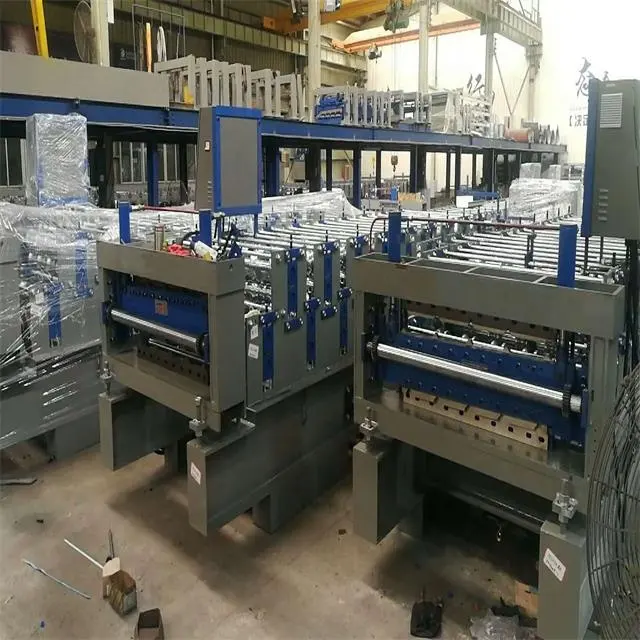 Double layer metal galvanized roof and wall roll forming machine with CE certificate