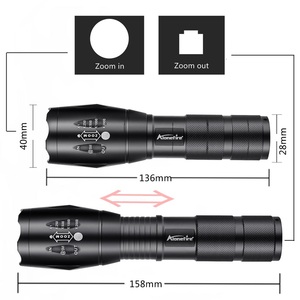 Alonefire Đèn Pin LED 2 Trong <span class=keywords><strong>1</strong></span> Màu Trắng + Xanh Lá G700 Đèn Câu Cá Săn Bắn Chống Nước Chiến Thuật Đèn Pin Siêu Sáng Scout 18650 - Product Image 4