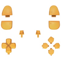 Attention jaune bricolage D-pad R1 L1 R2 L2 déclencheurs options de partage boutons de visage ensemble complet boutons pour contrôleur PS5 BDM-030/040/050/060
