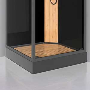 Cabina Doccia Personalizzabile in Colore e Dimensioni, Box Doccia Angolare Integrato per Chiropratica - Product Image 3