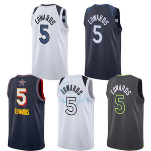 2024-25 Neues Minnesota Hochwertiges Basketball-Trikot Genähtes Logo Besticktes Trikot Individuelles Trikot Mit Logo - Product Image 1