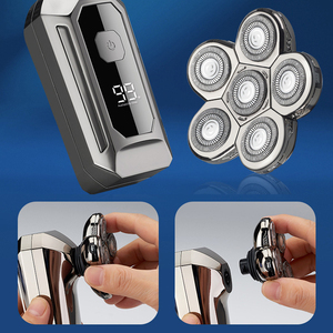 เครื่องโกนหนวดแบบชาร์จไฟผ่าน USB ใบมีดหกใบ สำหรับใช้ในบ้าน โกนหนวดเครา ปลอดภัยสำหรับโรงแรม - Product Image 3