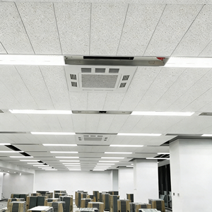 แผงกันเสียงสำหรับใช้ในการประชุมเชิงปฏิบัติการแผ่นฝ้าเพดานแบบแขวนทำจากขนหินอะคูสติก - Product Image 2