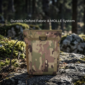 Bolsa de Almacenamiento de Cintura con Cordón de Camuflaje, Portátil, <span class=keywords><strong>para</strong></span> Exteriores, <span class=keywords><strong>para</strong></span> Escalada, Senderismo y Camping, de Poliéster, <span class=keywords><strong>para</strong></span> Seguridad al Aire Libre - Product Image 6