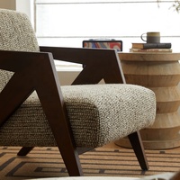 Fauteuil inclinable en tissu velours rétro français Zayshine, salon, chambre à coucher, pieds en bois massif, villa, café, fauteuil de détente