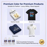Pigment numérique à base d'eau CMYK Blanc haute concentration NUOYU pour sublimation, 1000ml 1KG, haute luminosité des couleurs, résistant à la chaleur